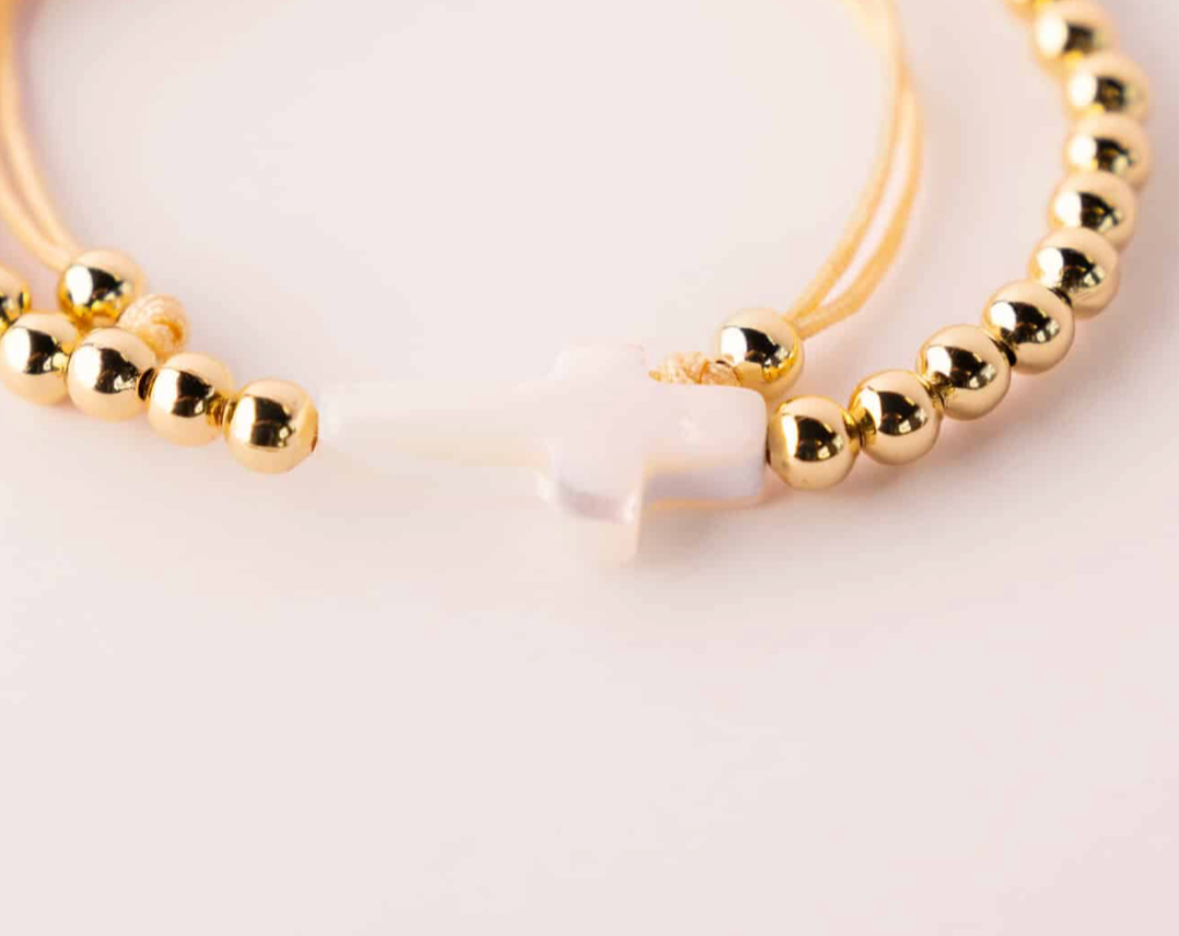 Faithful Heart Christian bracelet - close-up