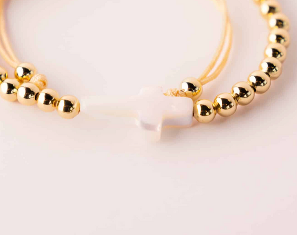 Faithful Heart Christian bracelet - close-up
