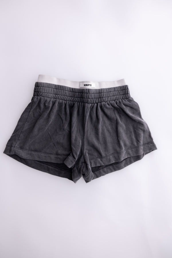 I Can Do All Things Wash-Effect Shorts