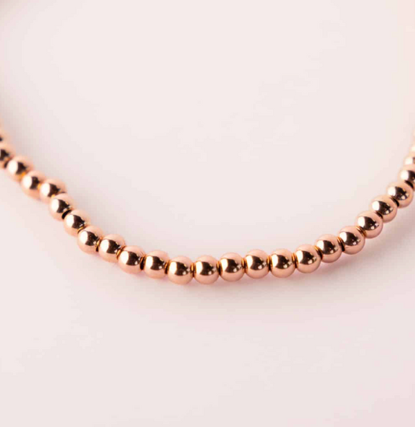 John 3:16 rose gold Christian bracelet
