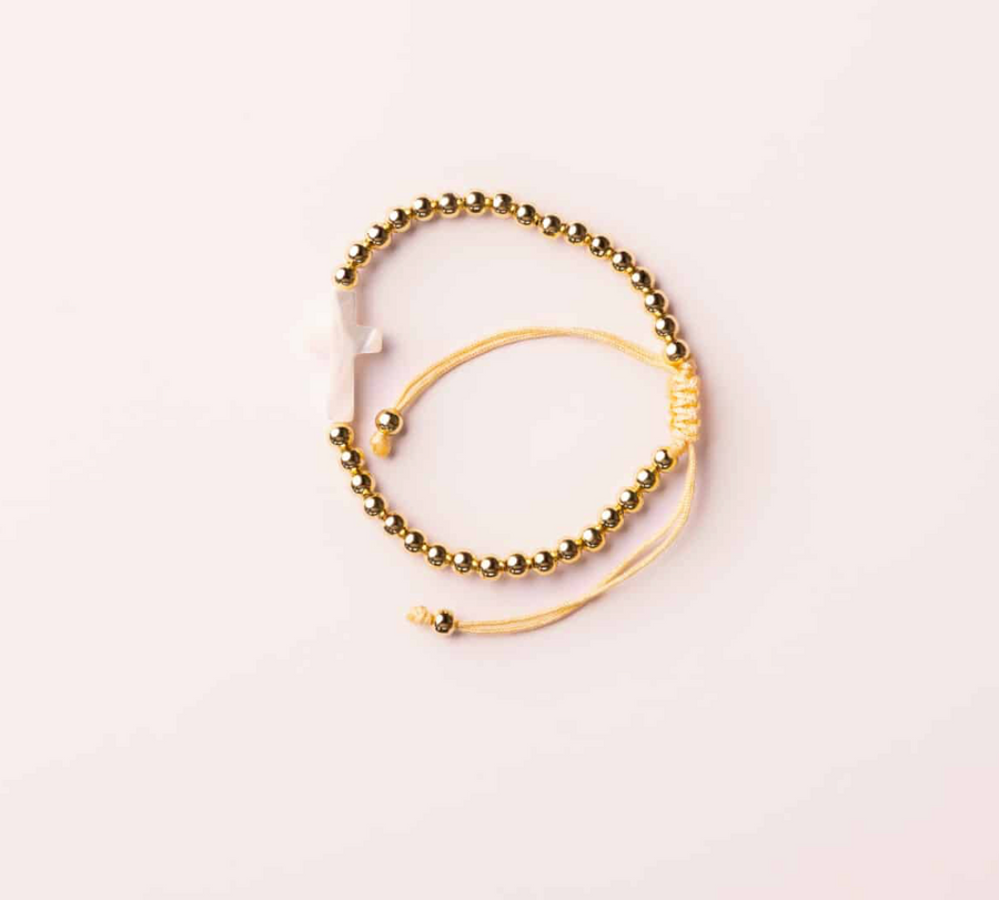 Faithful Heart Christian beaded bracelet