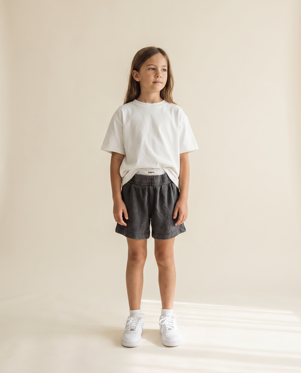 Youth Wash-Effect Shorts – I Can Do All Things