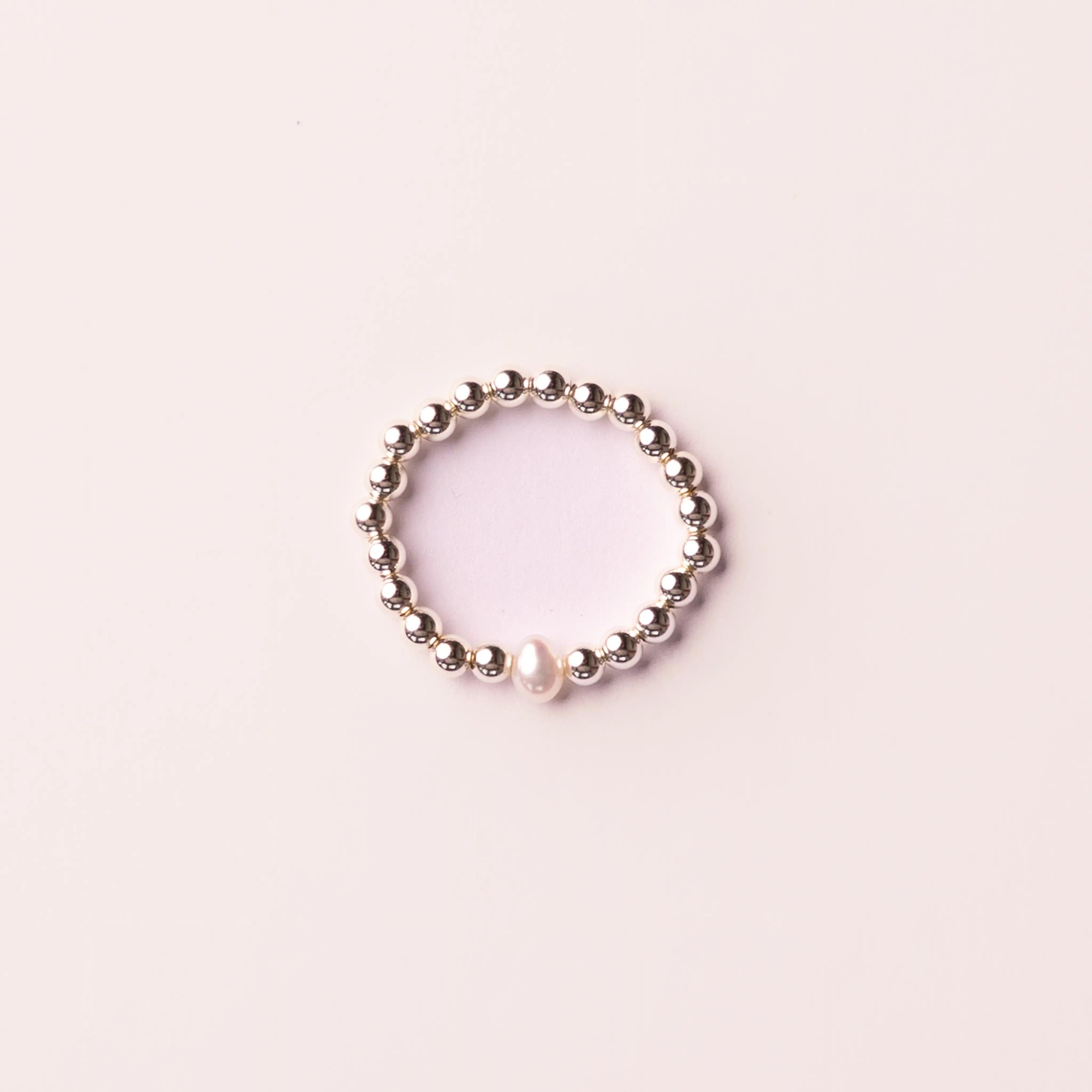 Pearl of Promise Christian ring - close-up product shot