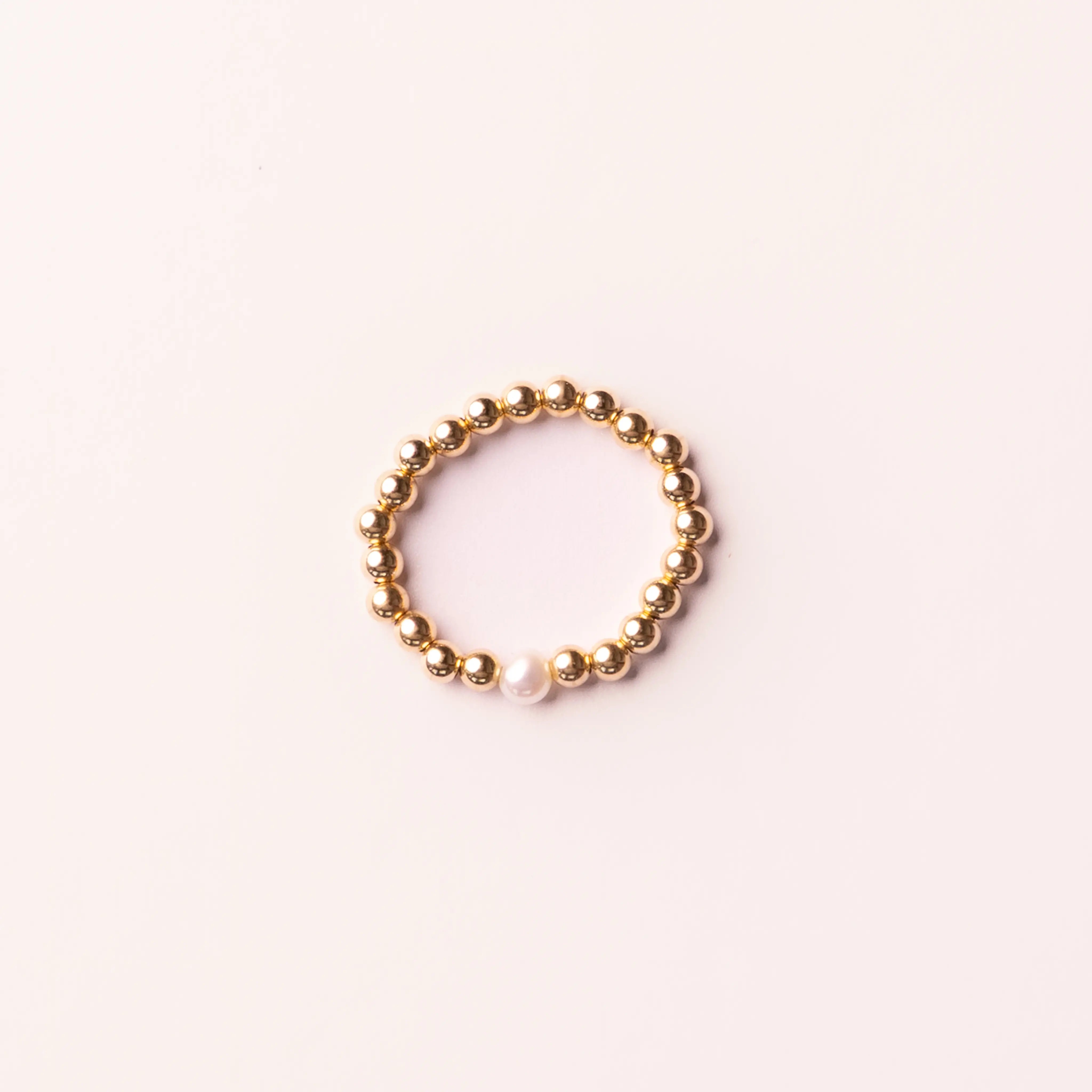 Christian Pearl of Promise ring with faith-inspired design