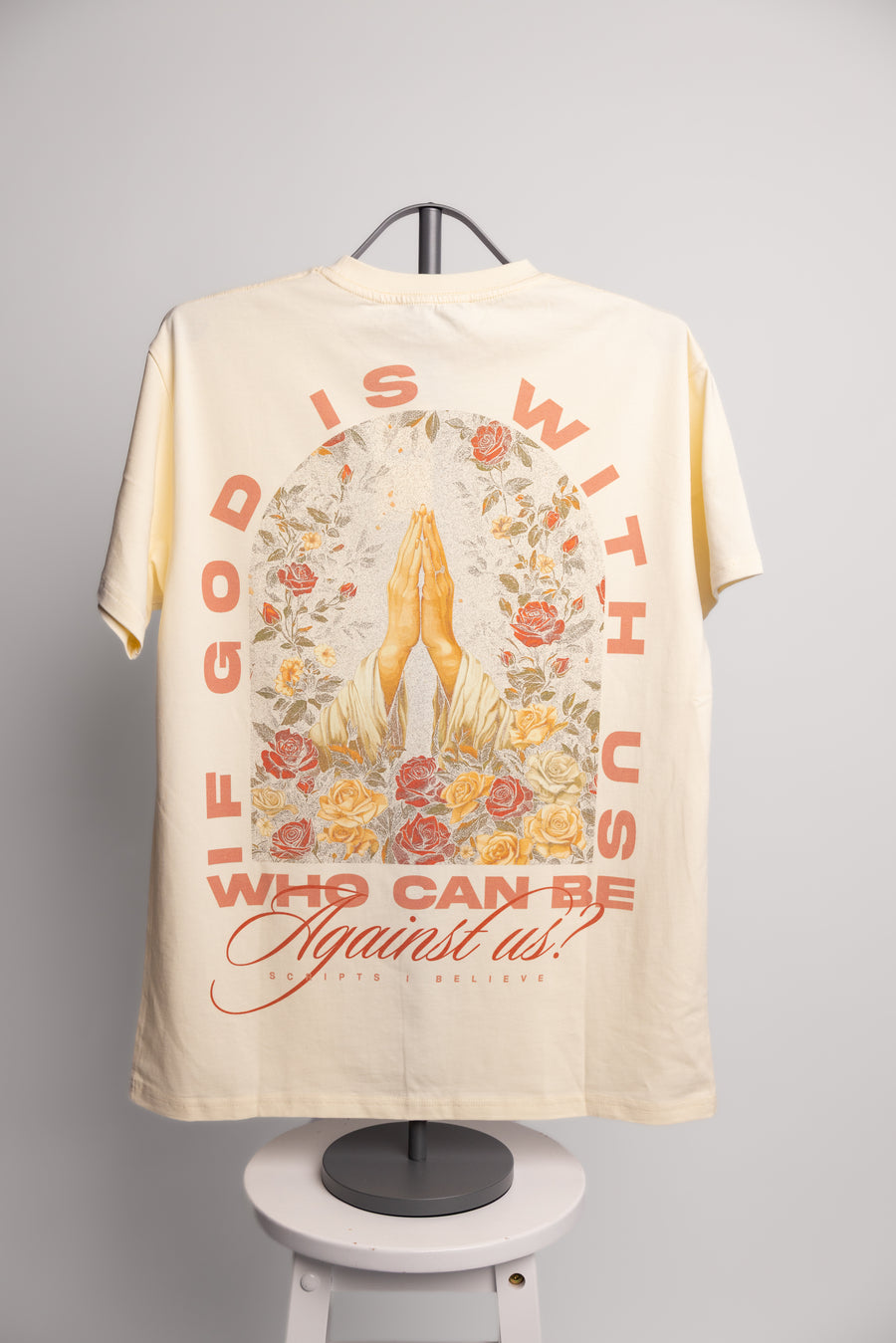 Who Can Be Against Us Oversized Heavyweight Tee