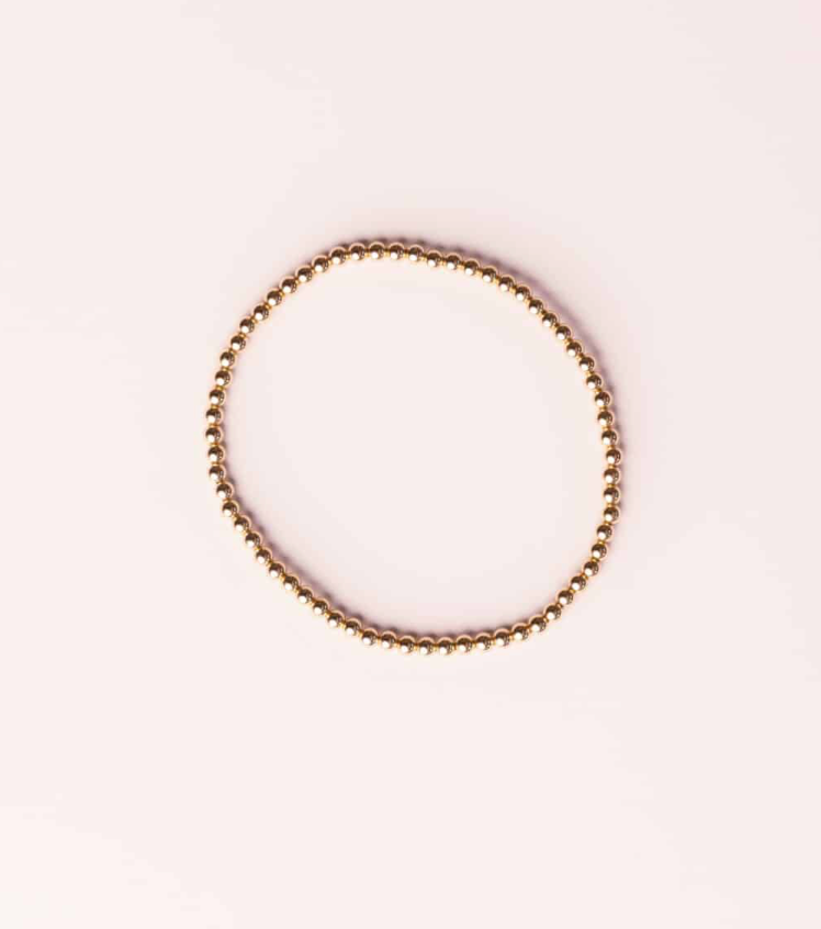 John 3:16 gold bracelet - close-up