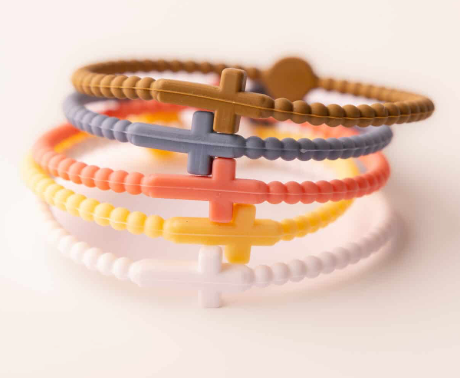 Sunrise Faith Christian silicone bracelet - product shot