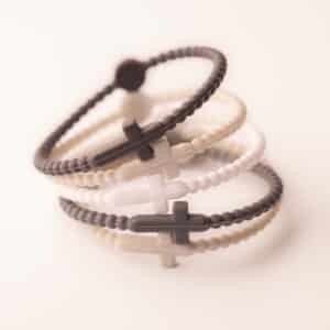 Midnight Faith Silicone Bracelet